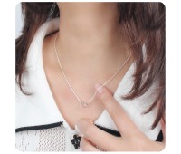 Dual Intertwined Heart Necklaces Line SPE-739